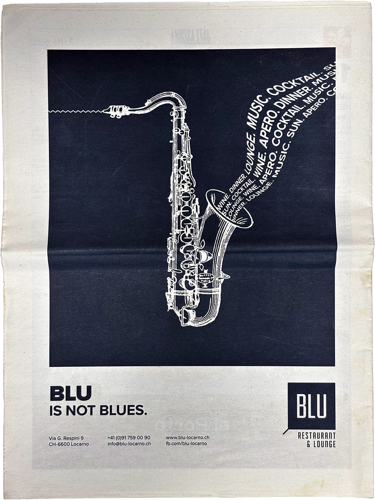 <p>BLU Restaurant &amp; Lounge, 2015</p>